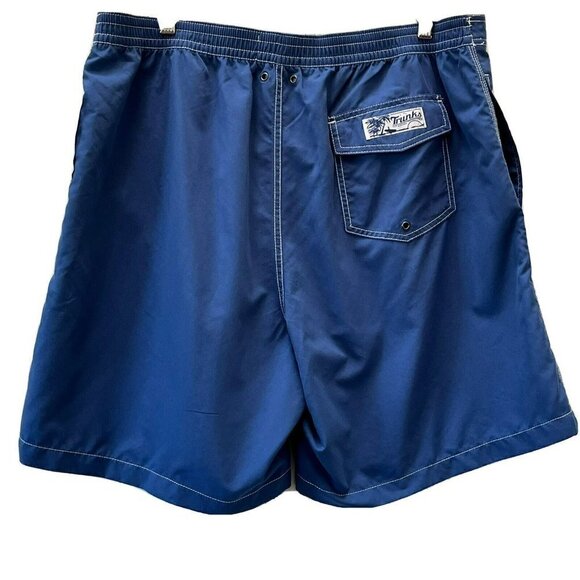 Trunks Surf And Swim Co. Navy Blue Swami Board Shorts NWT Size 2XL - Picture 2 of 10